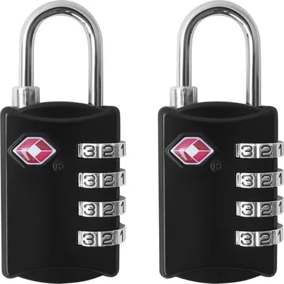 2 Stück TSA Kombinationsschloss 4-stellig, Hauptbild