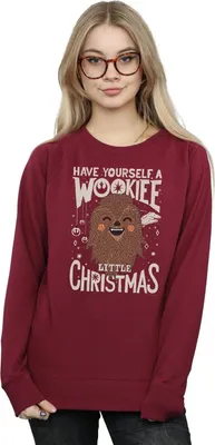 Produktbild von Star Wars - "Wookiee Little" Sweatshirt für Damen BI37377 (L) (Schwarz)
