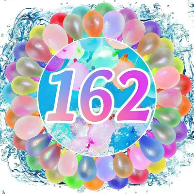 Image de Bombes à eau, 162 pièces, à fermeture automatique, pour une fête d'été
