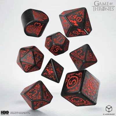 Zdjęcie produktu dla Kości Game of Thrones - Targaryen (8 szt.)