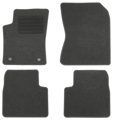 Produktbild von Fußmatten-Set für Citroen C3, 01/2017-05/20024, 4-teilig, Schwarz