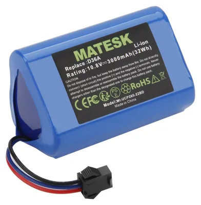 Akku 10,8 V 3000 mAh für Ecovacs Deebot Slim 1/2/10
