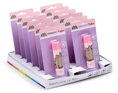 Produktbild von Pusheen Erdbeer-Lippenpflege-Stift