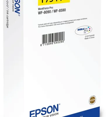 Produktbild von Epson C13T75444N, Hohe (XL-) Ausbeute, Gelb, 69 ml, 1 Stück(e), 7000 Seiten, Einzelpackung