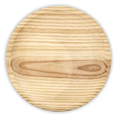 Servierbrett für Krakauer, 22 cm, rund, Multiplex-Holz