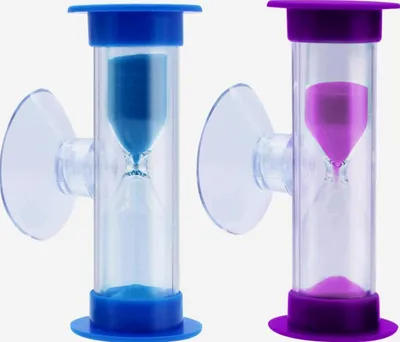 Produktbild von 2 und 3 Minuten Sanduhr Set, Zeitmesser Glas, Langlebig