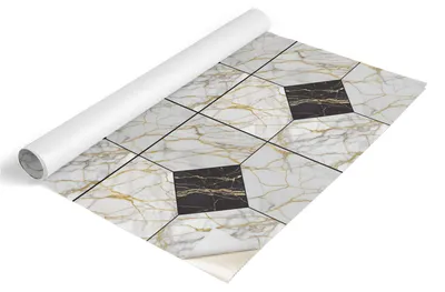 Produktbild von Tulup Möbelfolie - Klebefolie Möbel - Selbstklebende Folie 65x130 cm - Möbelfolie Schrank - Folie für Möbel - Möbelfolie Küche - Wasserdicht - Abwaschbar - Selbstklebend - Luftblasenfrei - r Marmor