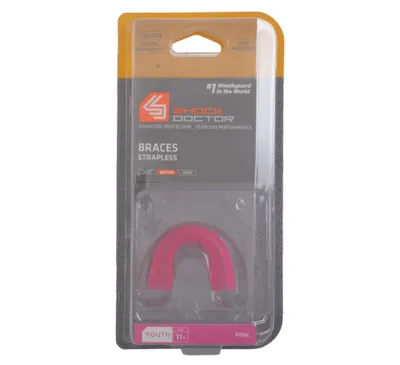 Image de Protège-dents Shock Doctor Braces Agrafes - Rose
