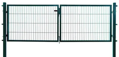 Produktbild von Floraworld Gartentor doppelflügelig Comfort 300 x 120 cm moosgrün