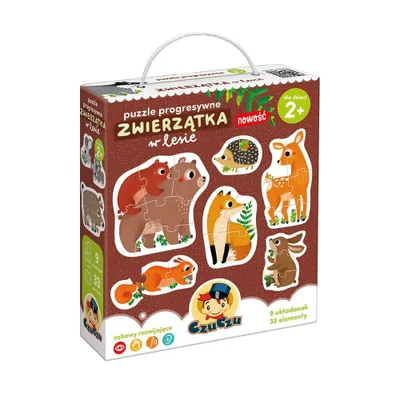 Immagine prodotto di CZUCZU Puzzle progressivo Animali nella foresta 91835