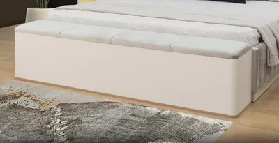 Zdjęcie produktu dla Ławka Ławka tapicerowana Ławka Ławka Stołek Ławka Siedzisko Ławka Biała Sypialnia