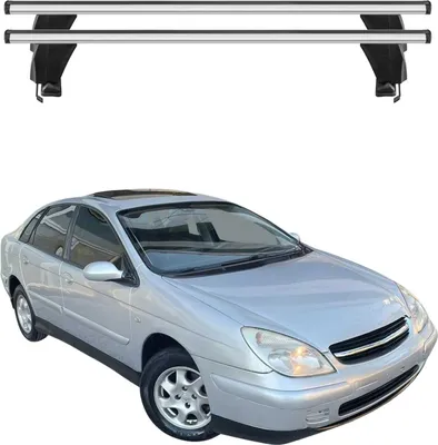 Image de Menabo Barres de toit Transversales pour Citroen C5 I 2000-2007 Gris ABE 2x
