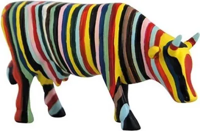 Produktbild von Striped - Cowparade Kuh Small