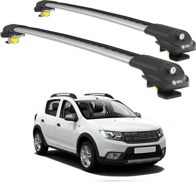 Produktbild von TURTLE DACHTRÄGER AIR-1 DACIA SANDERO STEPWAY (B8) 2013 - 2020 , Silber