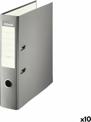 Obrázek produktu pro Krabice na složky s pákovým mechanismem Esselte šedá A4 (10 kusů)