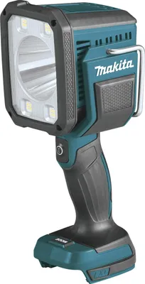 A Makita LED work light is shown against a white background.