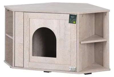Productafbeelding van Quapas! Premium Kattenbakbehuizing Hout