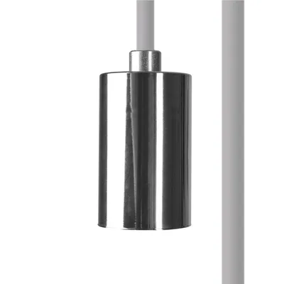 Zdjęcie produktu dla Zawiesie do lampy wiszącej E27 białe chrom 2,5m Nowodvorski CABLE
