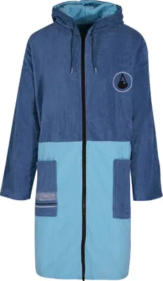 Produktbild von Wave Hawaii Zip Poncho Longsleeve Bleys, Baumwolle Velours, Size L WH4054