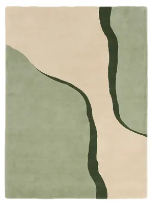 Image de Volero - Tapis en laine – Vienna Vert - 200x290cm
