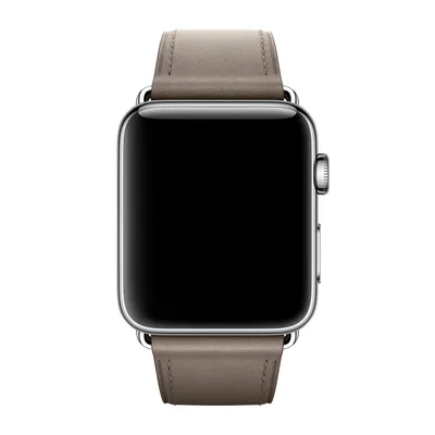 Produktbild von Apple 42 mm Klassisches Lederarmband, Taupe, Band, Graubraun, Apple, Watch 42mm, Leder