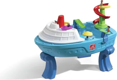 Image de Step2 Fiesta Cruise Table De Jeu Sable Et Eau | Avec Kit D’Accessoires De 10 Pièces | Table De Jeu Enfant À Eau Pour Le Jardin