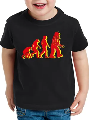 Produktbild von style3 Roboter Evolution Kinder T-Shirt sheldon