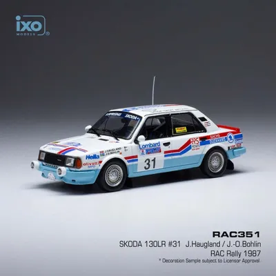 Immagine prodotto di Skoda 130 L, n. 31, RAC Rallye, 1987 J.Haugland/J.-O-Bohlin IXO 1:43