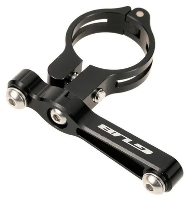 Obrázek produktu pro Držák na láhev pro jízdní kola, adaptér, hliník, černá barva, pro uchycení na řídítka nebo sedlovou trubku, rozměry 19-33 mm
