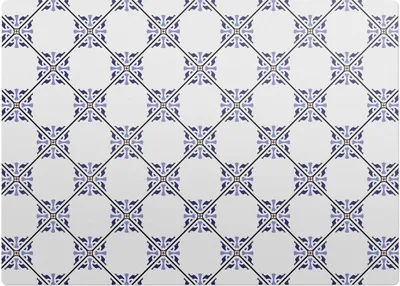 Obrázek produktu pro Geometrický Kontrolní Vzor– Ochranná podložka na podlahu – Podložka pod židli – 140x100 cm – Protiskluzová podložka na tvrdé podlahy