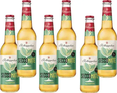 Produktbild von 6x Rotkäppchen Seccomate 0,33 l mate-inspirierter Secco‑Mix mit Koffein (7,0 % vol) #1