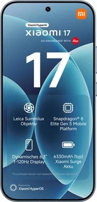 Obrázok produktu pre XIAOMI 17 5G Smartfón 12 GB/512 GB Modrý