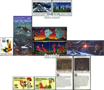 Produktbild von Briefmarken UNO - Genf 1992 Mi 210-224 (kompl.Ausg.) Jahrgang 1992 komplett gestempelt Kulturerbe