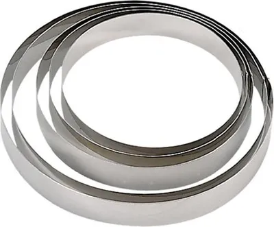 Productafbeelding van de Buyer 3989.06, Ringvorm voor taart, Rond, Roestvrij staal, Roestvrij staal, 6 cm, 1 stuk