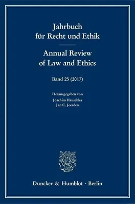 Produktbild von Jahrbuch für Recht und Ethik / Annual Review of Law and Ethics.