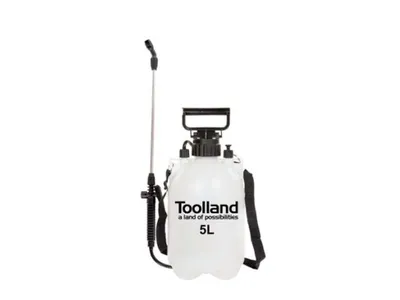 Produktbild von Toolland Drucksprüher, Lanze, einstellbare Düse, Skala, Tragegurt, 5 Liter, Pumpensystem,