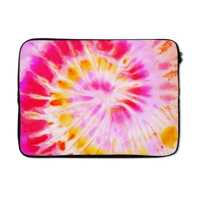 Produktbild von MuchoWow® Laptop Hülle 13 Zoll Sommer - Krawattenfärbung - Farben Laptoptasche - Laptophülle - Sleeve - Rundumschutz