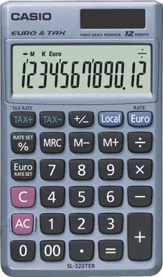 Immagine prodotto di Casio - Calcolatrice tascabile Casio SL -320ter+ | 1 pezzo