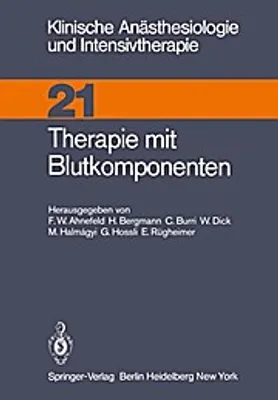 Obrázok produktu pre Therapie mit Blutkomponenten