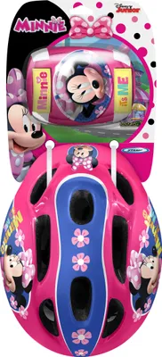 Produktbild von Kinderhelm mit Pads Minnie Maus Mädchen Rosa 5-teilig