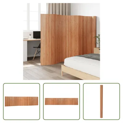 Produktbild von The Living Store Paravent Natur 165x800 cm Bambus