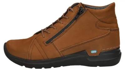 Image de Wolky - Chaussures de sport à lacets - Couleur cognac - Taille 39