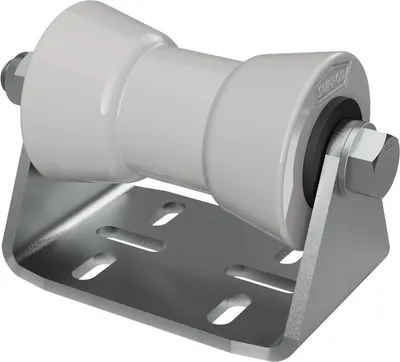 Polyurethaan kielrol PU 398 mm, grijs Polyurethaan kielrol PU 398 mm, grijs