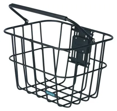 Zdjęcie produktu dla Odłączany koszyk rowerowy Ace wraz z adapterem Click-Fix - czarny matowy