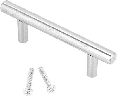 Immagine prodotto di Maniglia in acciaio inossidabile a forma di T per cassetti da cucina, maniglia per ante da cucina, maniglia per mobili - 150 mm