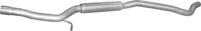 Produktbild von POLMO 01.133 Mittelschalldämpfer Schalldämpfer für AUDI A4 Avant (8K5, B8) A4 Limousine (8K2, B8)