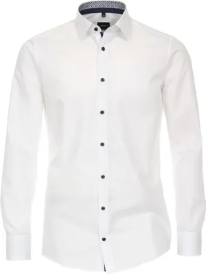 Produktbild von VENTI Herren Businesshemd Langarm Kent Modern-Fit Weiß 41
