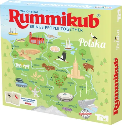 Produktbild von TMT Rummikub limitierte Auflage Polen 00190