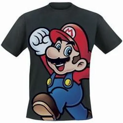 Produktbild von Nintendo T-Shirt -S- Super Mario (schwarz)