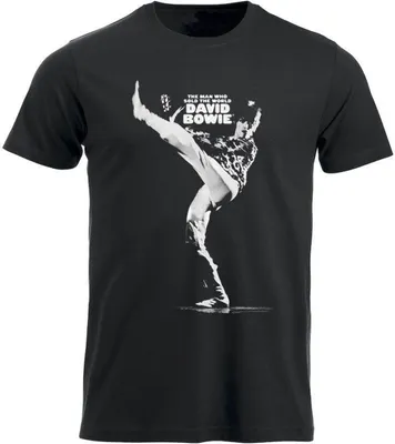 Produktbild von David Bowie T-Shirt für Musikfans, Offizielles Fan-Produkt aus 100% Baumwolle